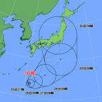 【2016】台風10号の最新進路予想図がヤバイ件・・・（米軍・気象庁）