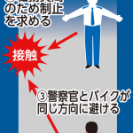 【沖縄警察署暴動】バイク少年と警察官が接触した時の様子がこちら…ヤバ過ぎ…（画像あり）