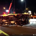 【衝撃画像】超人気YouTuberさん、高速道路で大事故・・・・・